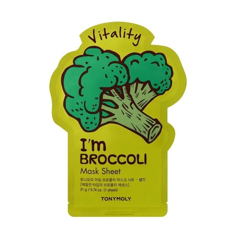 Masca faciala cu broccoli I'm, 21 g, TonyMoly