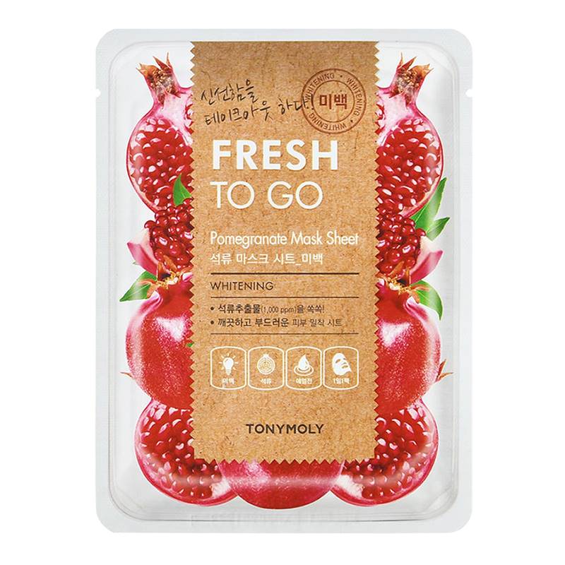 Masca pentru albire cu Rodie Fresh to Go, 25 g, TonyMoly