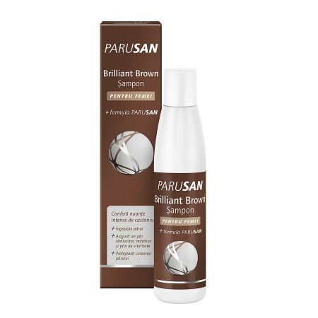 Sampon pentru femei Parusan Brilliant Brown, 200 ml, Theiss Naturwaren