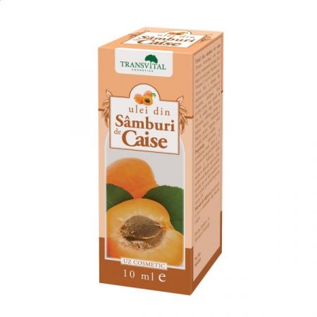 Ulei din samburi de caise, 10 ml, Transvital