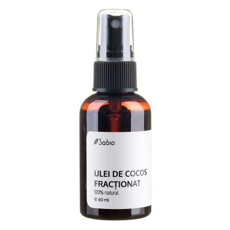 Ulei de cocos fractionat, 60 ml, Sabio