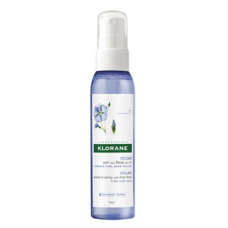 Spray pentru volum cu fibra de in, 125 ml, Klorane