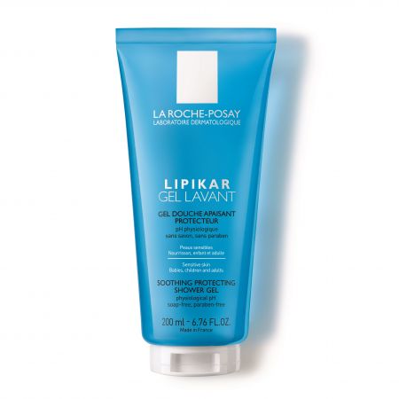 Gel de spalare pentru piele sensibila Lipikar, 200 ml, La Roche-Posay