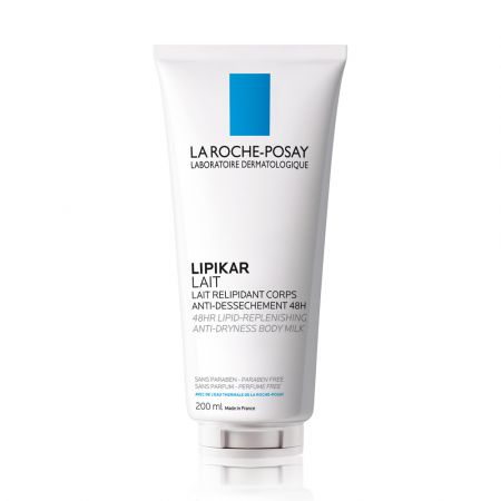 Lapte de corp relipidant anti-uscaciune cu efect de hidratare Lipikar, 200 ml, La Roche-Posay