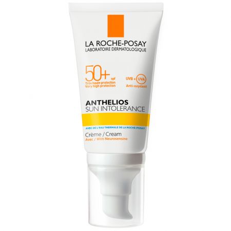 Crema de protectie solara pentru piele intoleranta la soare SPF 50+ Anthelios Sun Intolerance, 50 ml, La Roche-Posay