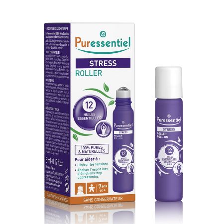 Roll-on antistres cu 12 uleiuri esentiale, 5 ml, Puressentiel