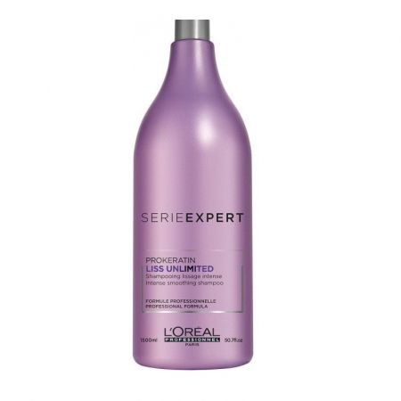 Sampon pentru netezire intensa Pro-keratin Liss Unlimited, 1500 ml, Loreal Professionnel