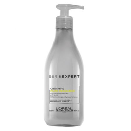 Sampon pentru par normal si gras Pure Resource Serie Expert, 500 ml, Loreal Professionnel