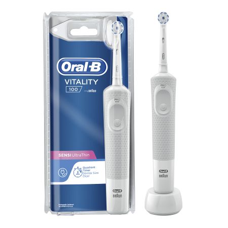 Periuta electrica Braun Vitality D100 Sensi Ultra Thin, Oral-B