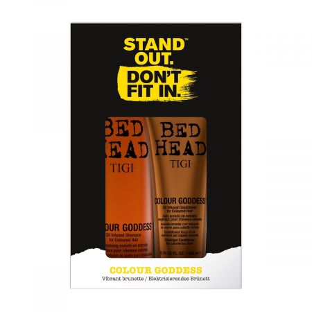 Pachet Tigi Bed Head Colour Goddess Sampon, 400 ml + Balsam, 200 ml, Tigi