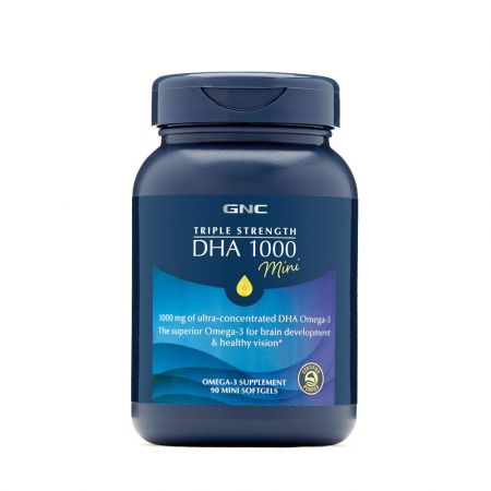 Triple Strenght DHA 1000 Mini (735522), 90 mini capsule, GNC