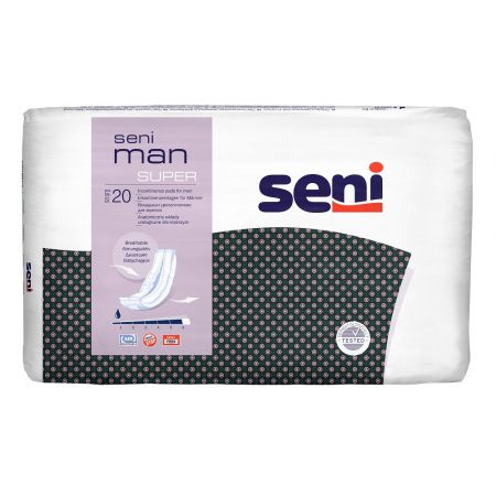 Absorbantele urologice pentru barbati Man, Super, 20 bucati, Seni