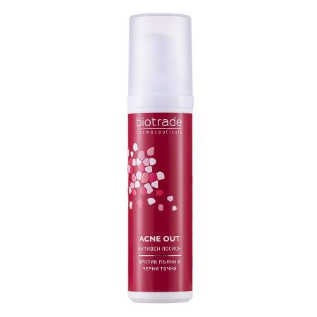 Lotiune activa pentru ten acneic Acne Out, 60 ml, Biotrade