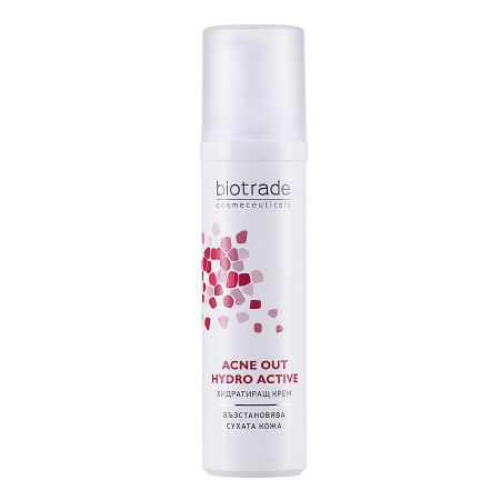 Crema hidratanta pentru ten acneic Acne Out Hydro Active, 60 ml, Biotrade