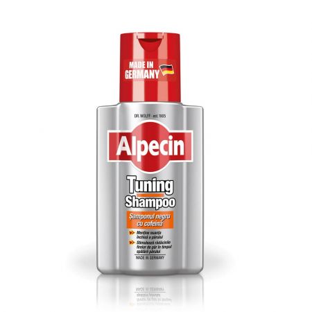 Sampon cu cofeina pentru parul inchis la culoare Tuning, 200 ml, Alpecin