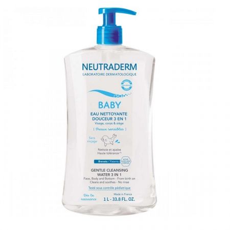 Apa de curatare 3 in 1 Baby, 1000 ml, Neutraderm