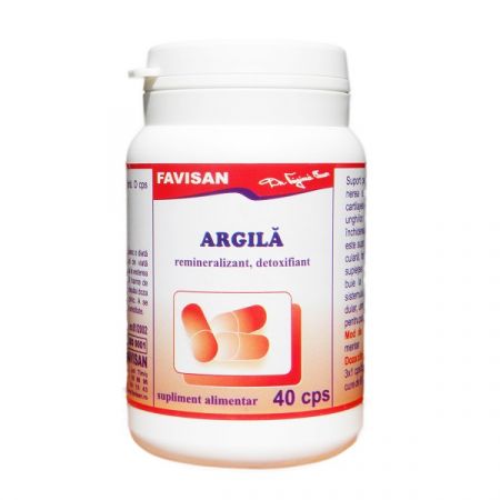 Argila, 40 capsule, Favisan