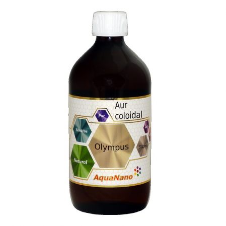 Aur coloidal AquaNano Olimpus, 30ppm, 480 ml, Sc Aghoras Ivent