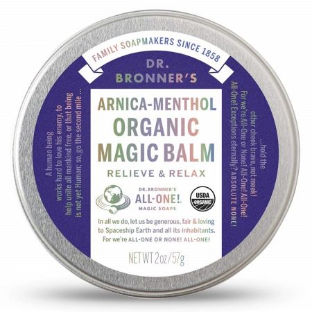 Balsam cu Arnica si Mentol pentru dureri musculare, 60 g, Dr. Bronner