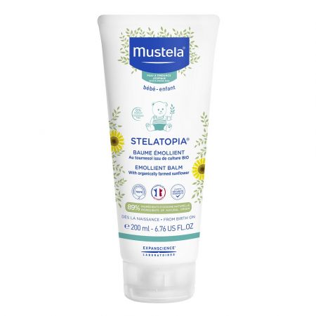 Balsam emolient pentru pielea uscata cu tendinta atopica Stelatopia, 200 ml, Mustela