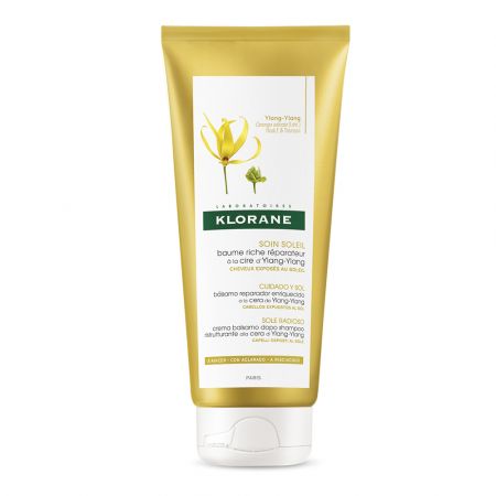 Balsam cu ylang-ylang pentru par expus la soare, 200 ml, Klorane