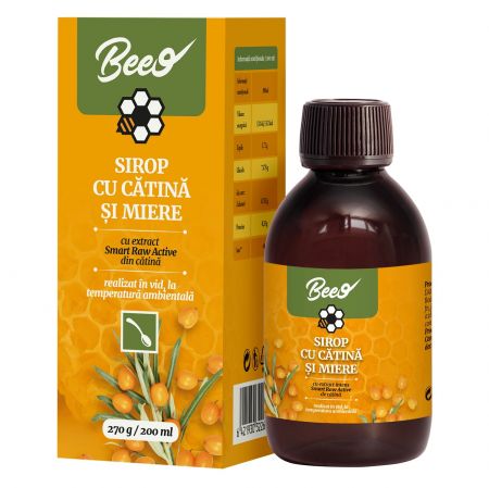 Sirop cu Catina si miere Beeo, 200 ml, Dacia Plant