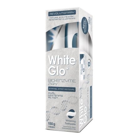 Pasta pentru albirea dintilor Bio-enzyme 24h, 150 ml, White Glo 