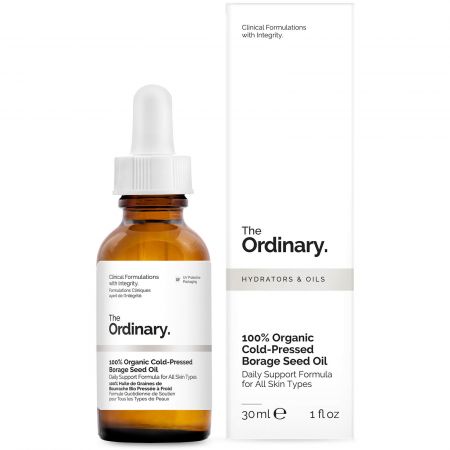 Ulei din seminte de Borage presat la rece 100% organic, 30 ml, The Ordinary