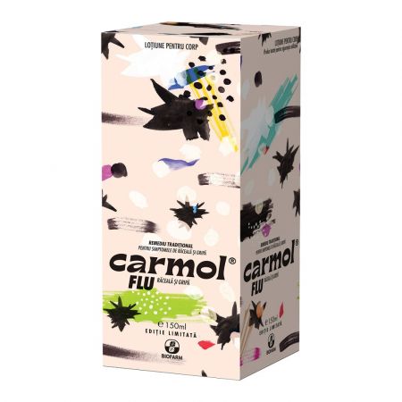 Carmol Flu raceala si gripa - roz, 150 ml, Biofarm