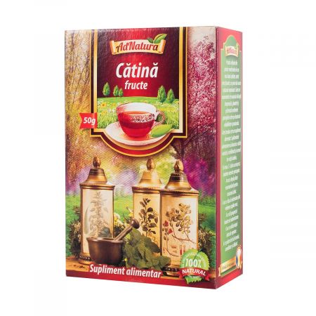 Ceai de catina fructe, 50 g, AdNatura