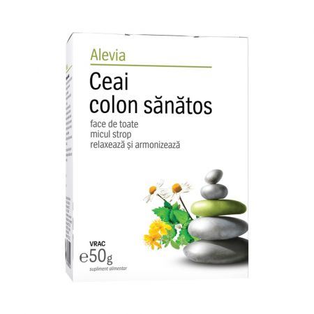 Ceai colon sanatos, 50 g, Alevia