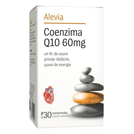 Coenzima Q10, 60 mg, 30 comprimate, Alevia