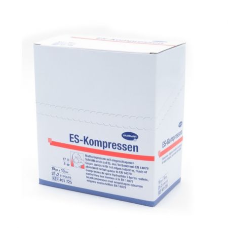 Comprese clasice din tifon ES-KOMPRESSEN 10cm x 10cm x 25 bucati (401735), Hartmann