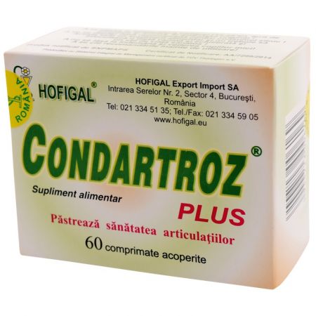 Condartroz Plus, 60 comprimate, Hofigal