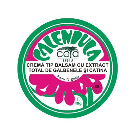 Unguent cu extract total de galbenele si catina, 40 g, Ceta Sibiu