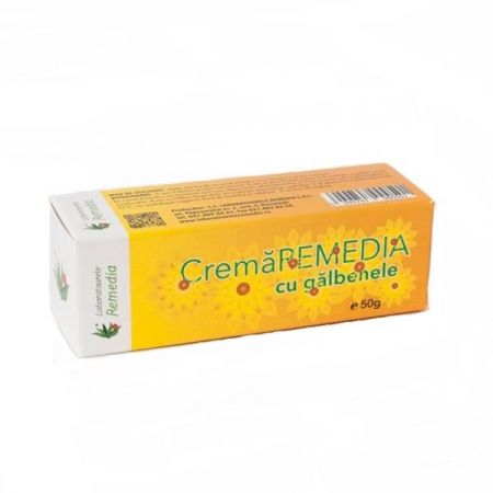 Crema cu galbenele, 50 g, Remedia