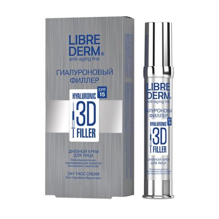 Crema de zi anti-imbatranire pentru fata Hyaluronic Filler, 30 ml, Libre Derm