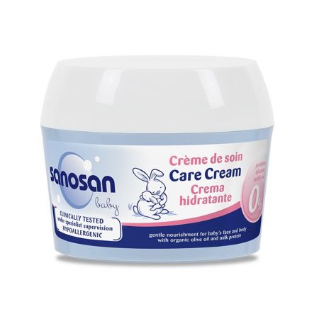 Crema hidratanta de ingrijire pentru fata si corp, 150 ml, Sanosan