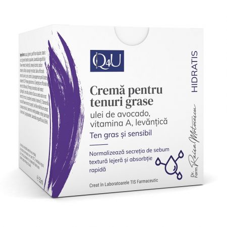 Crema pentru ten gras Hidratis, 50 ml, Tis Farmaceutic