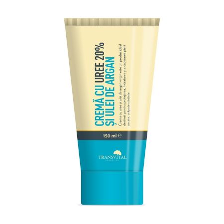 Crema uree 20% ulei argan, 150ml, Transvital