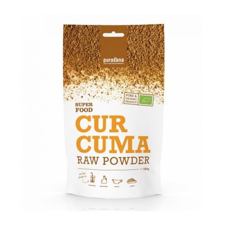 Curcuma pulbere Bio, 200 g, Purasana