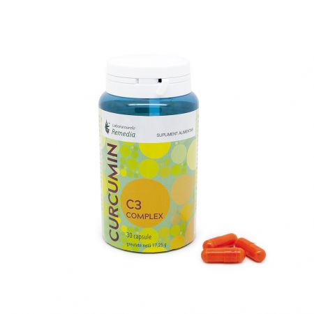 Curcumin C3 Complex, 30 capsule, Remedia