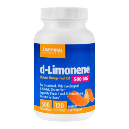 d-Limonene 500mg Jarrow Formulas, 120 capsule moi, Secom