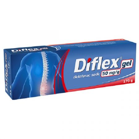 Diflex gel, 50 mg/g, 170 g, Fiterman