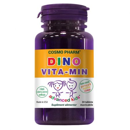 Dino Vita-min, 30 tablete masticabile, Cosmopharm