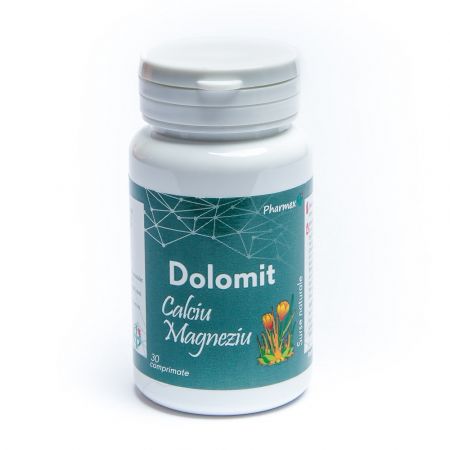 Dolomit cu Calciu si Magneziu, 30 comprimate, Pharmex