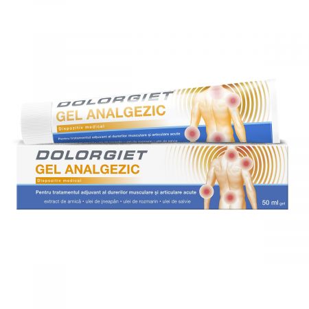 Gel analgezic Dolorgiet, 50 ml, Zdrovit