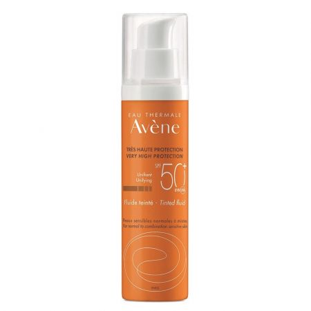 Fluid nuantator pentru protectie solara SPF 50+, 50 ml, Avene