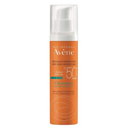 Fluid pentru protectie solara cu SPF 50+ Cleanance, 50 ml, Avene