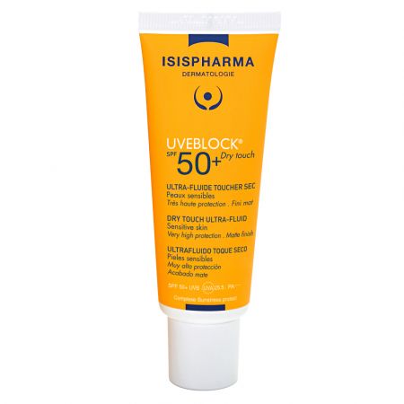 Fluid protector cu efect matifiant cu protectie solara SPF 50+ UVEBLOCK, 40 ml, Isis Pharma